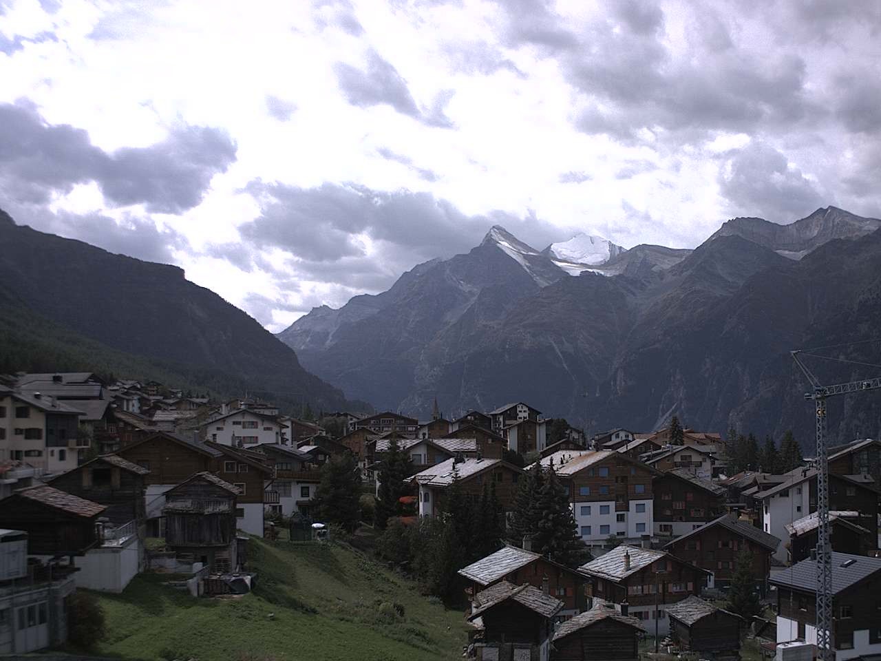 Archiv Foto Webcam Grächen: Ferienwohnungen Soldanella