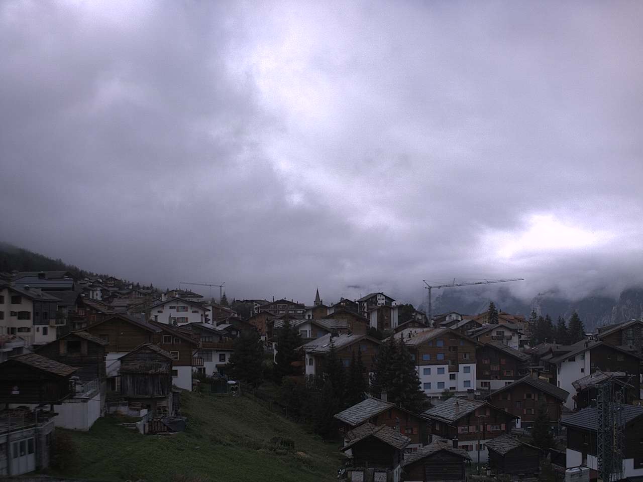 Archived image Webcam Grächen - Chalet Soldanella