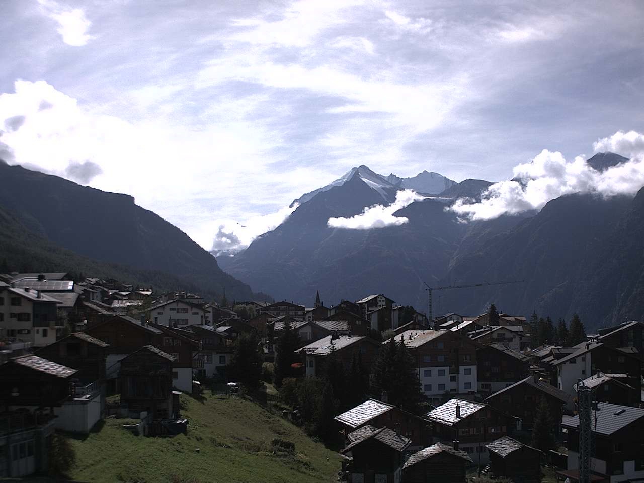 Archived image Webcam Grächen - Chalet Soldanella