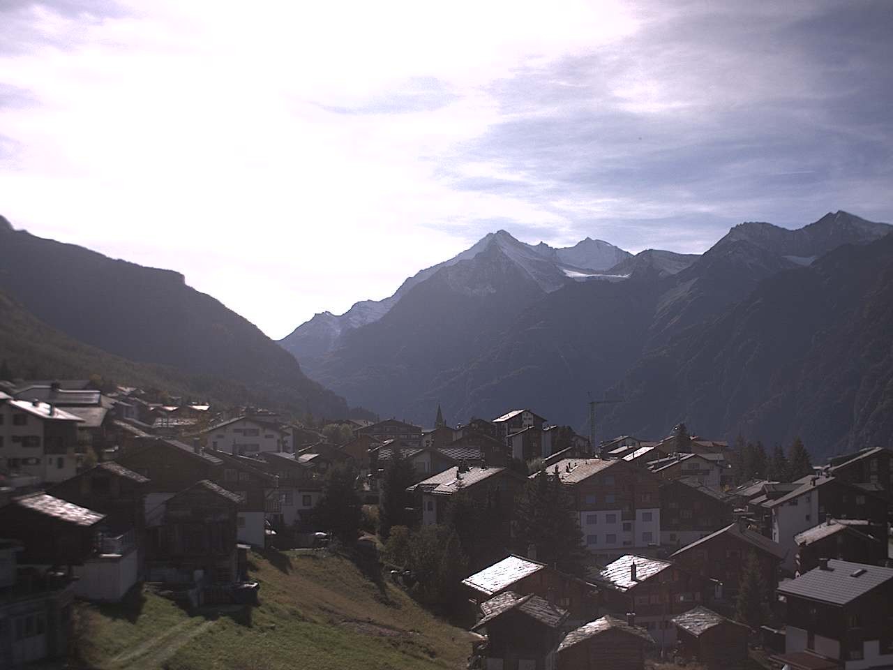 Archived image Webcam Grächen - Chalet Soldanella