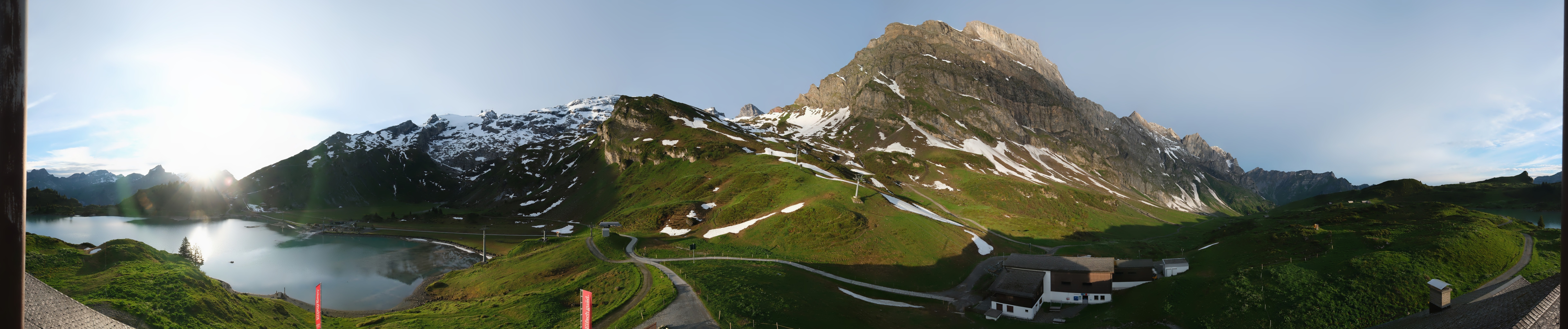 Archiv Foto Webcam Engelberg: Panoramablick auf den Trübsee