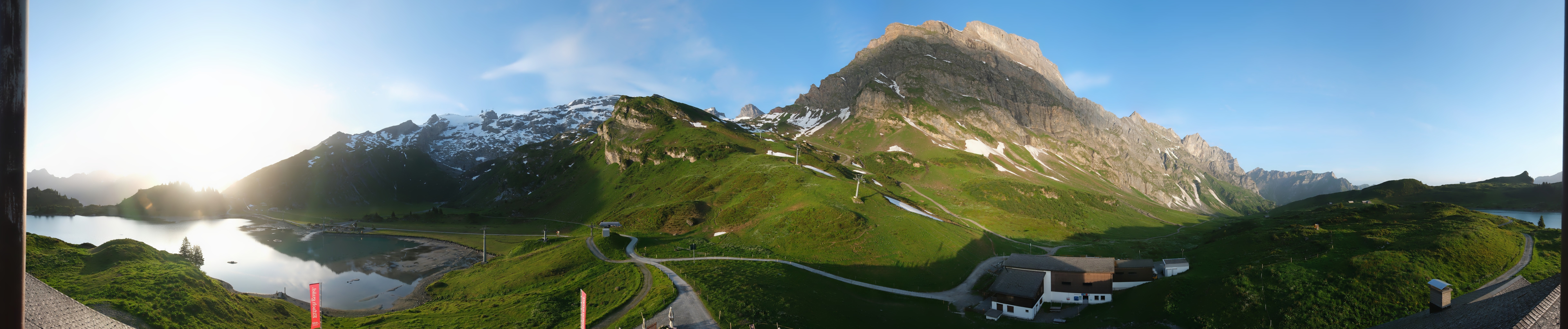 Archiv Foto Webcam Engelberg: Panoramablick auf den Trübsee