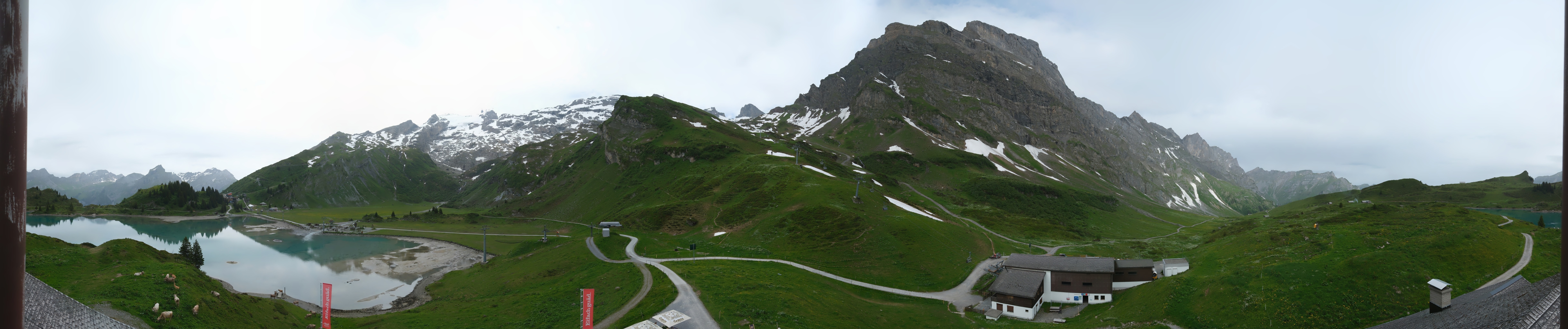 Archiv Foto Webcam Engelberg: Panoramablick auf den Trübsee