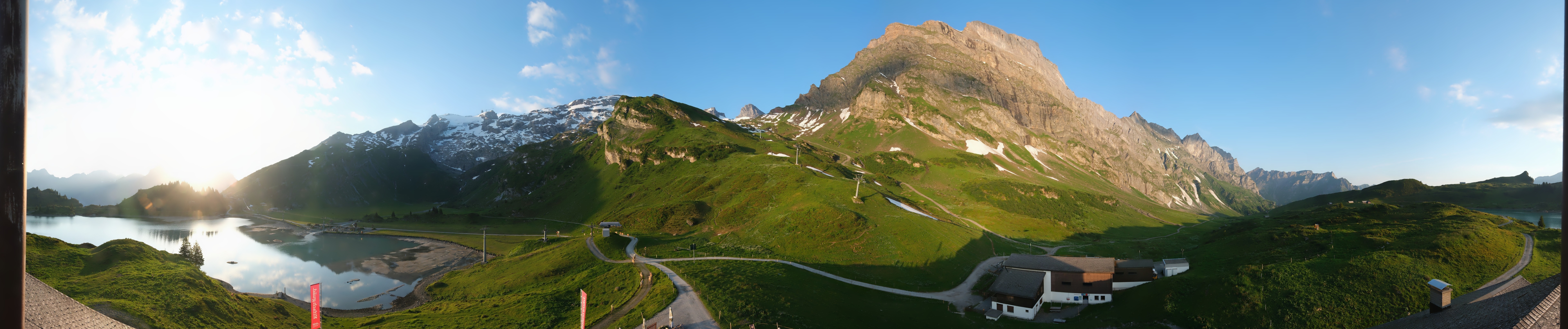 Archiv Foto Webcam Engelberg: Panoramablick auf den Trübsee