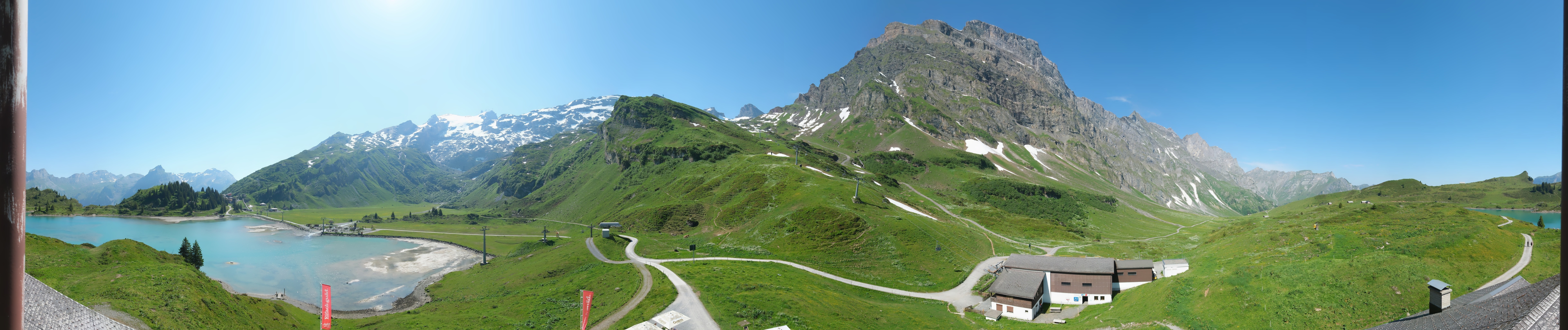 Archiv Foto Webcam Engelberg: Panoramablick auf den Trübsee