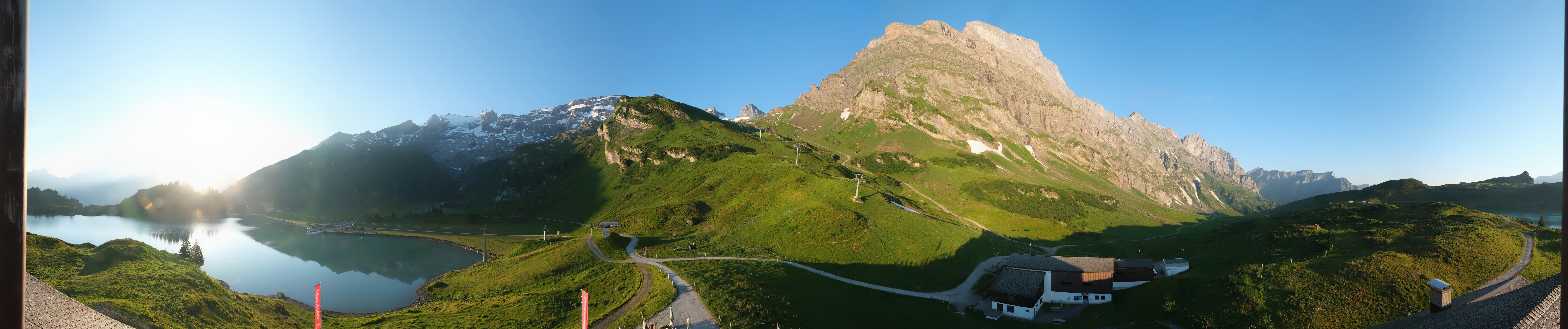 Archiv Foto Webcam Engelberg: Panoramablick auf den Trübsee