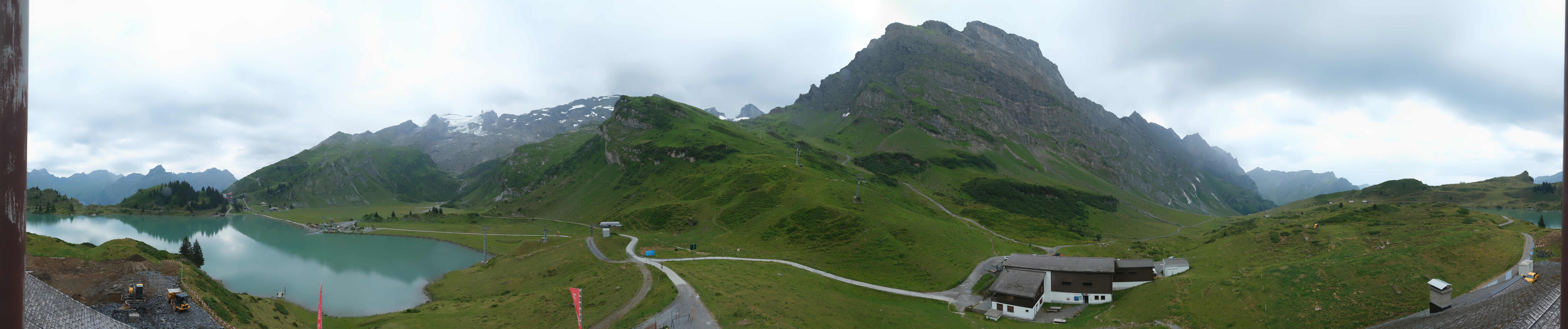 Archiv Foto Webcam Engelberg: Panoramablick auf den Trübsee