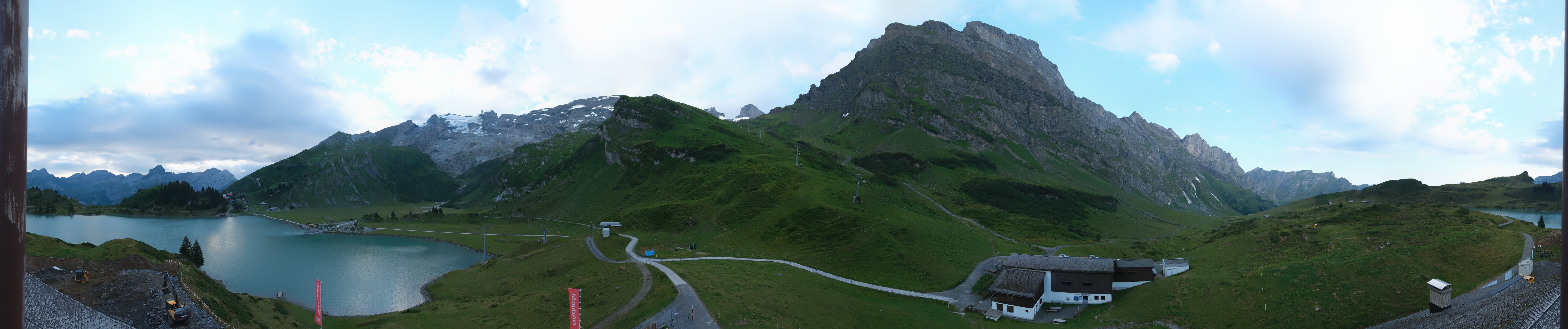 Archiv Foto Webcam Engelberg: Panoramablick auf den Trübsee