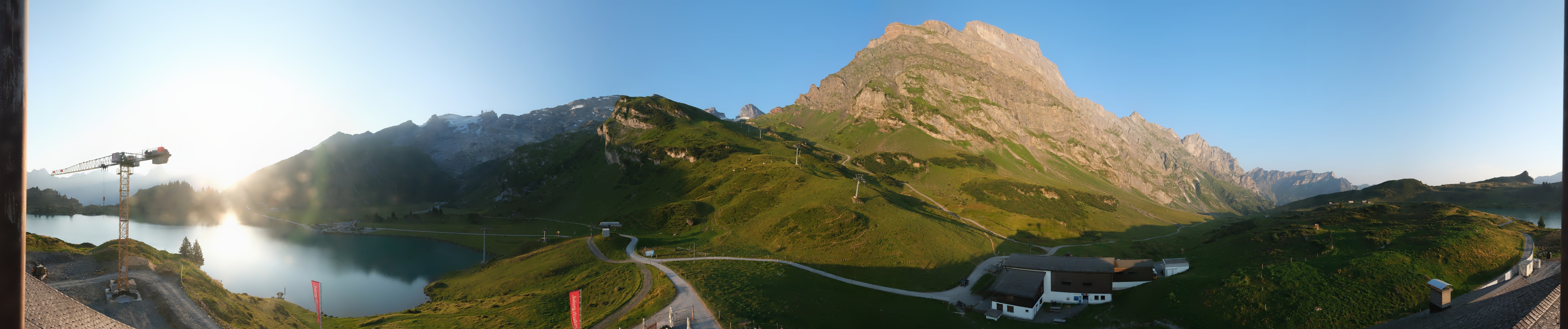 Archiv Foto Webcam Engelberg: Panoramablick auf den Trübsee