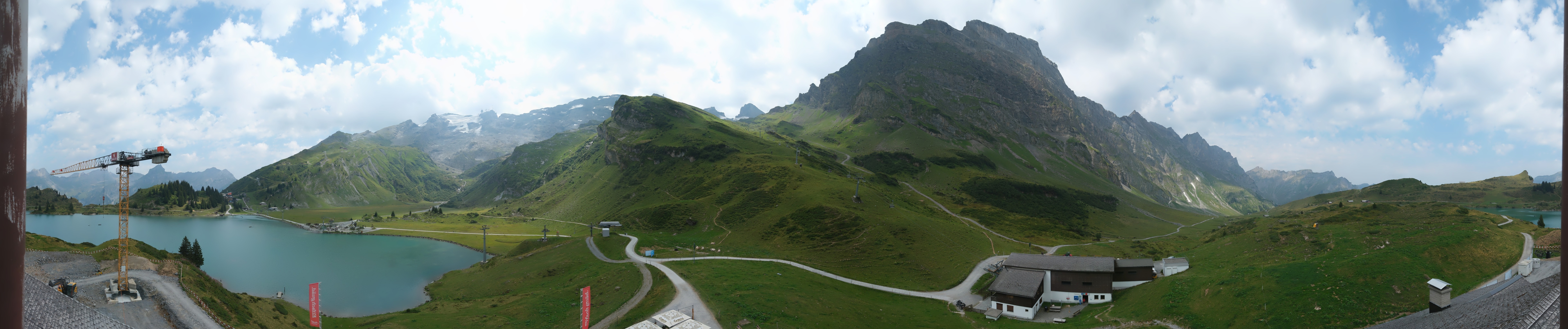 Archiv Foto Webcam Engelberg: Panoramablick auf den Trübsee