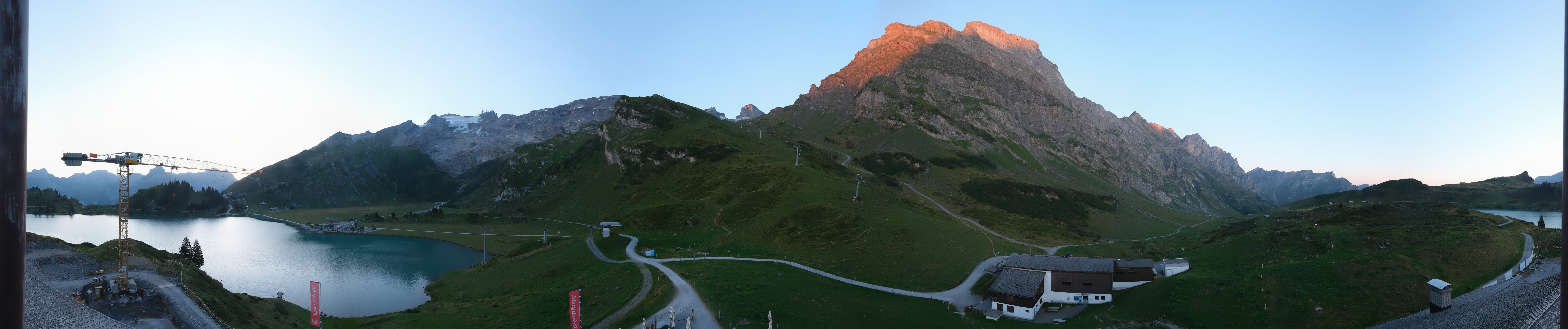 Archiv Foto Webcam Engelberg: Panoramablick auf den Trübsee