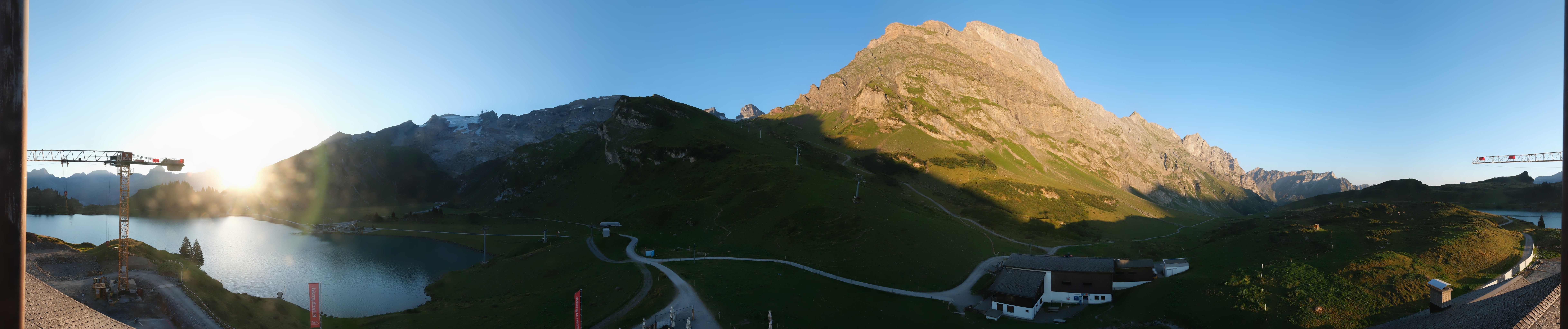 Archiv Foto Webcam Engelberg: Panoramablick auf den Trübsee