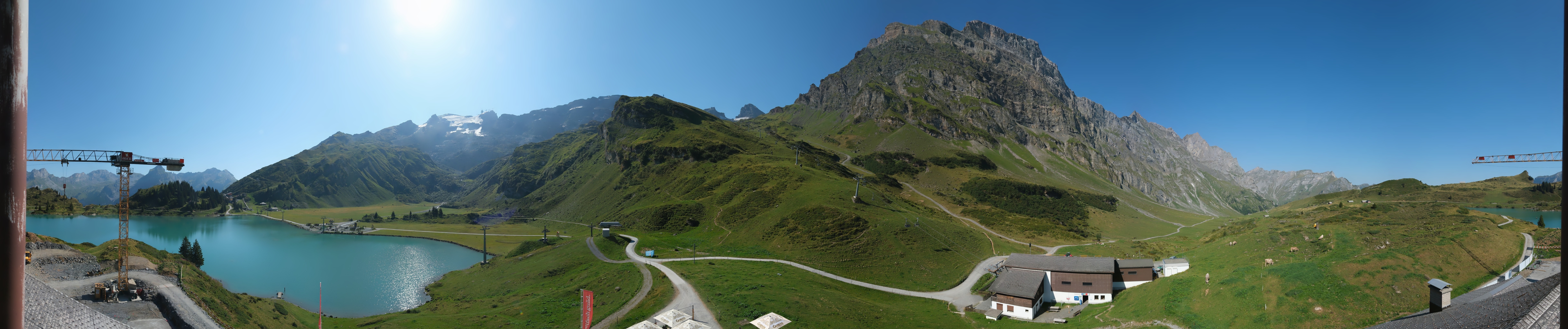Archiv Foto Webcam Engelberg: Panoramablick auf den Trübsee