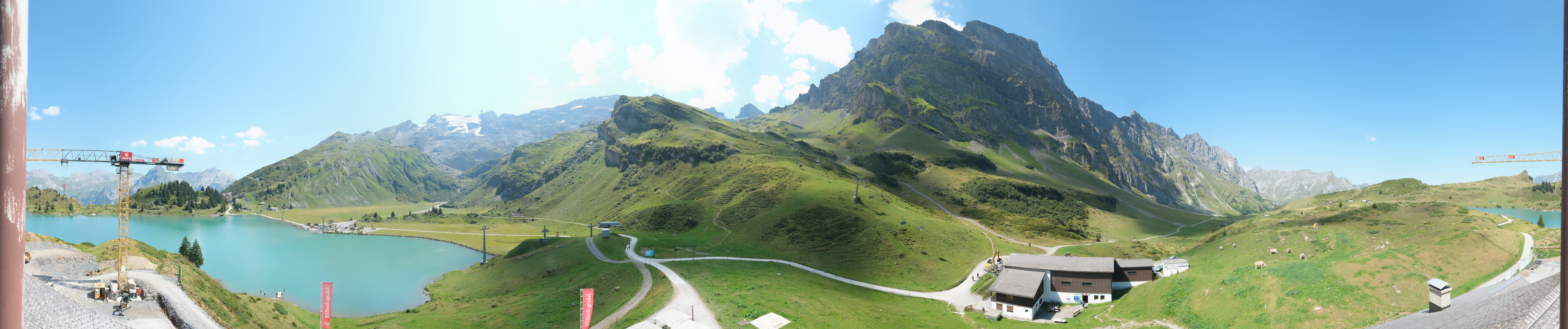 Archiv Foto Webcam Engelberg: Panoramablick auf den Trübsee