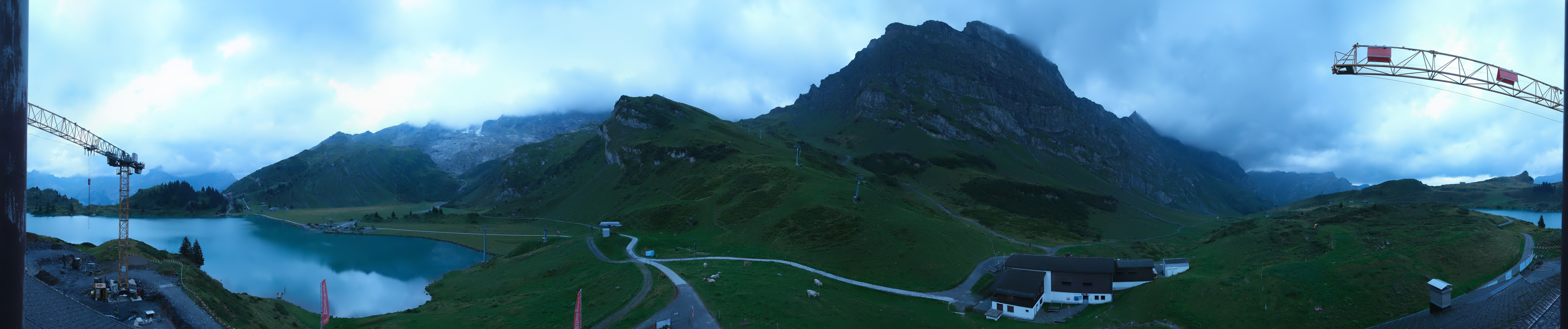 Archiv Foto Webcam Engelberg: Panoramablick auf den Trübsee