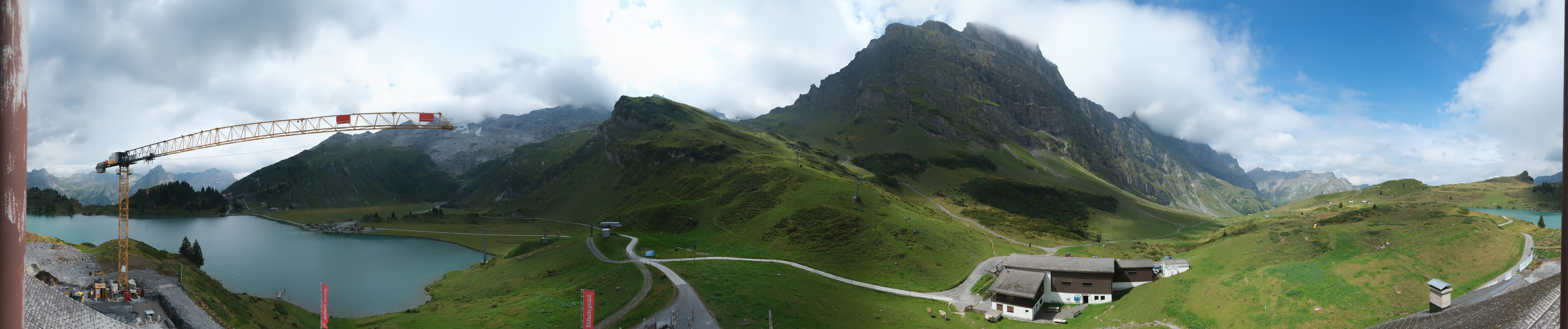 Archiv Foto Webcam Engelberg: Panoramablick auf den Trübsee