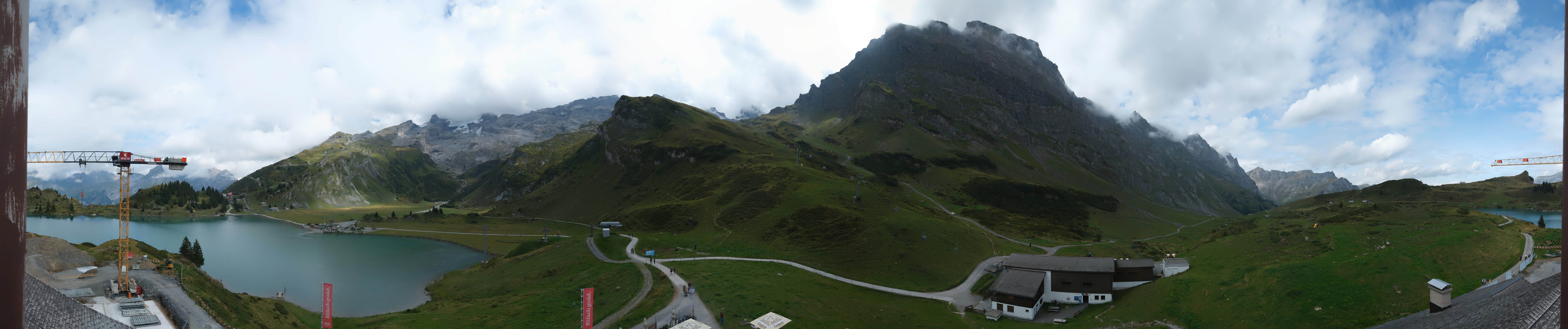 Archiv Foto Webcam Engelberg: Panoramablick auf den Trübsee