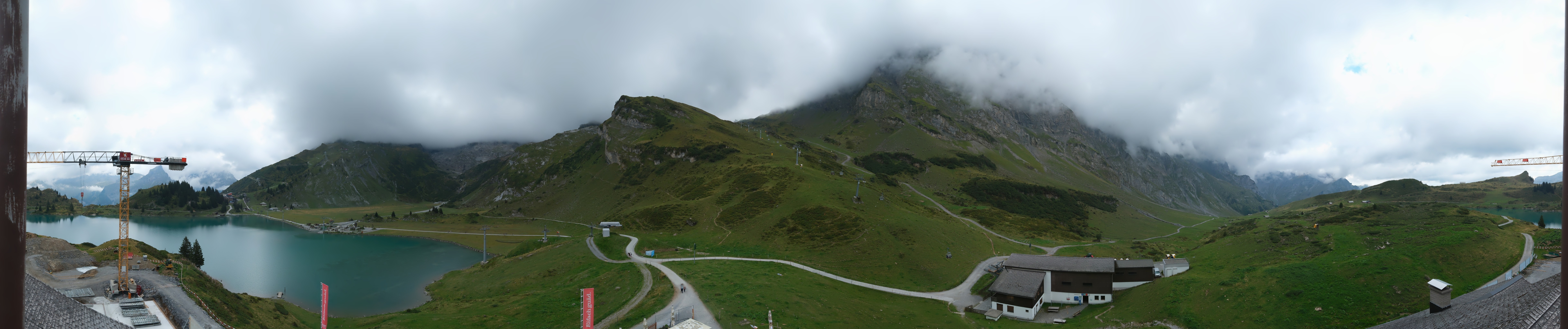 Archiv Foto Webcam Engelberg: Panoramablick auf den Trübsee