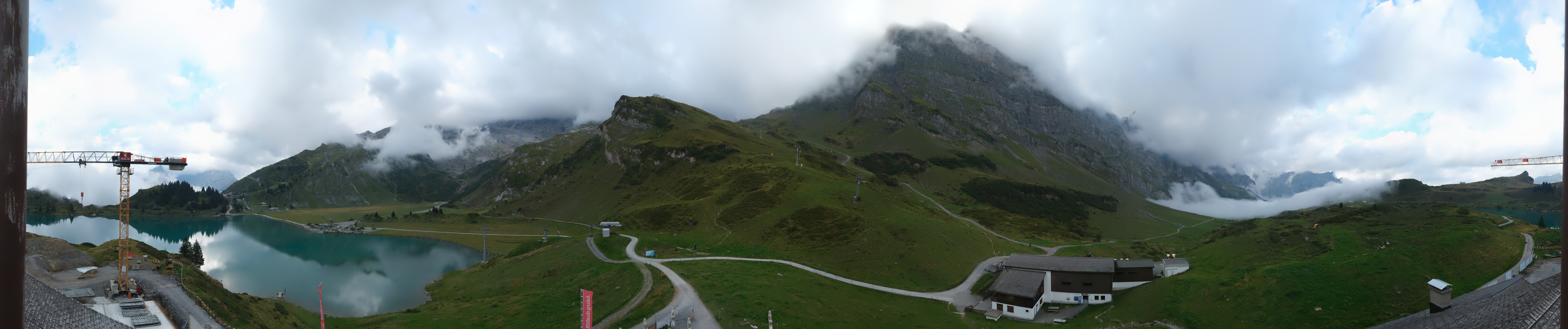Archiv Foto Webcam Engelberg: Panoramablick auf den Trübsee