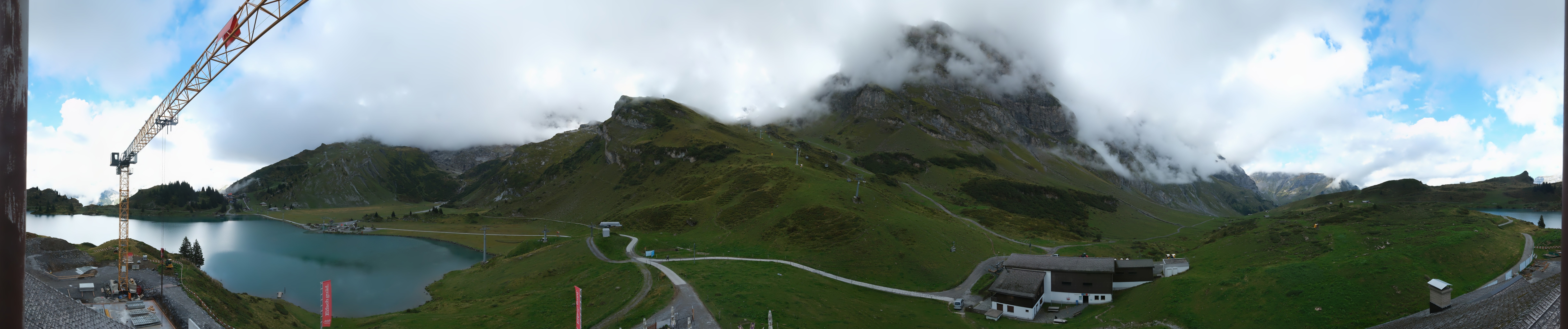 Archiv Foto Webcam Engelberg: Panoramablick auf den Trübsee