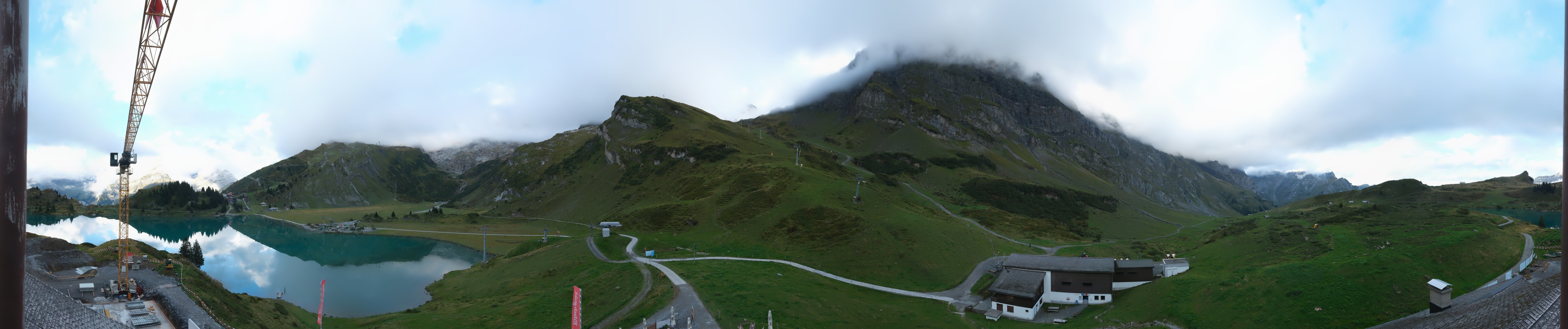Archiv Foto Webcam Engelberg: Panoramablick auf den Trübsee
