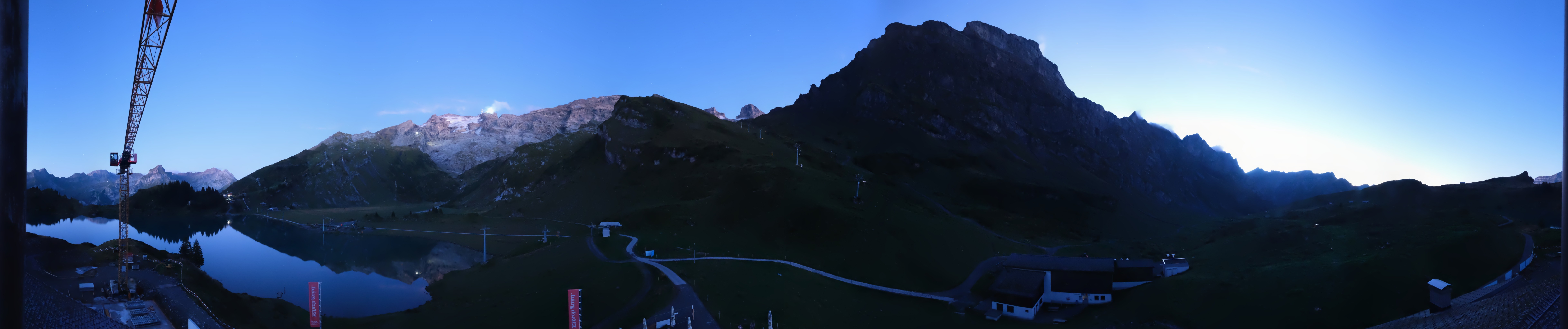 Archiv Foto Webcam Engelberg: Panoramablick auf den Trübsee