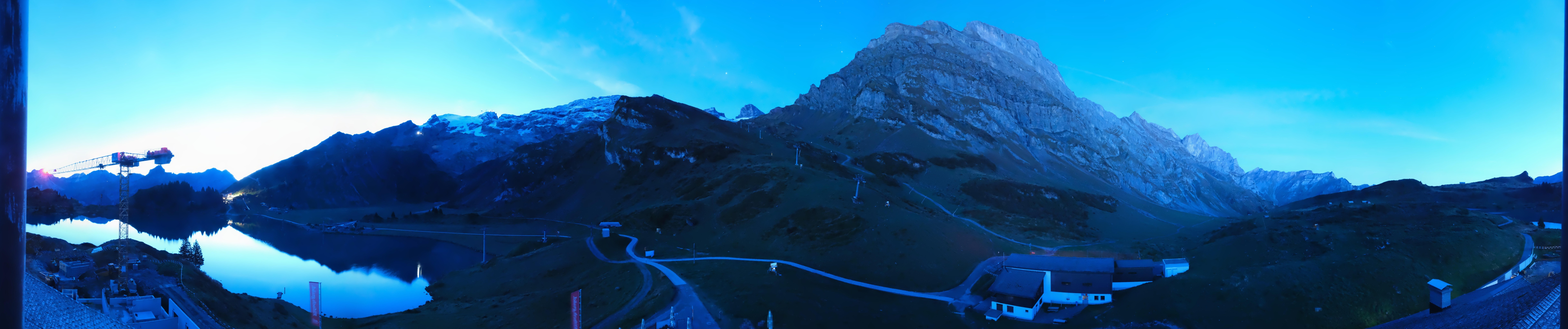 Archiv Foto Webcam Engelberg: Panoramablick auf den Trübsee