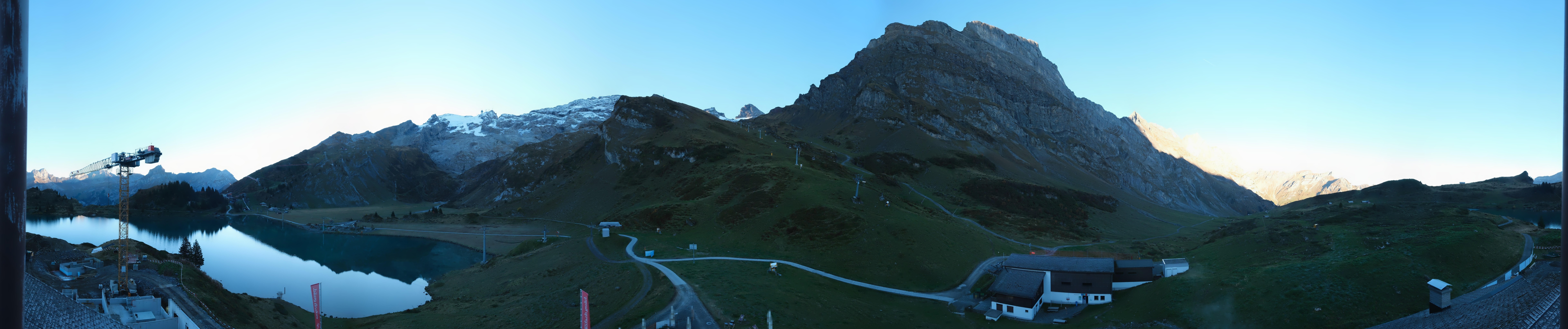 Archiv Foto Webcam Engelberg: Panoramablick auf den Trübsee