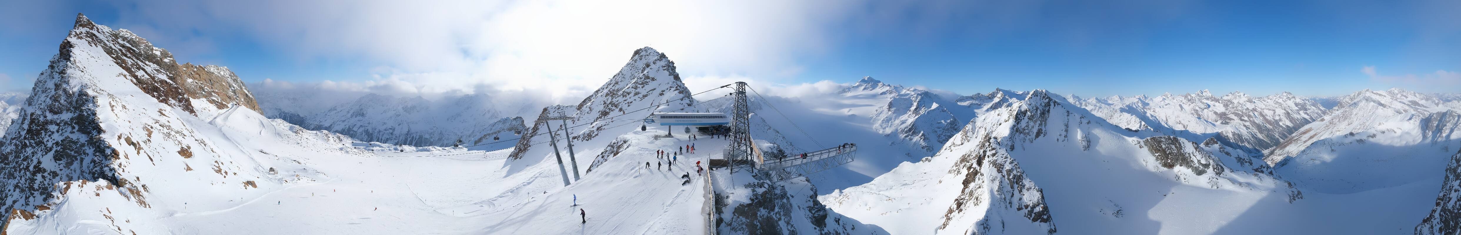 Archiv Foto Webcam Sölden - Tiefenbachgletscher Berg