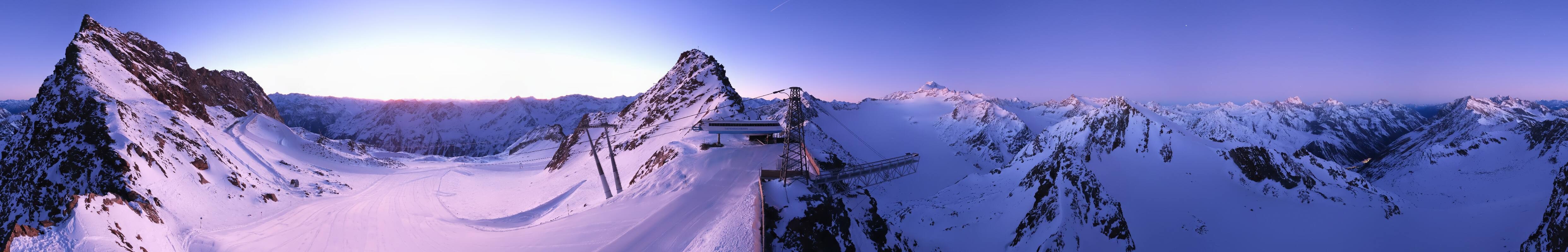 Archiv Foto Webcam Sölden - Tiefenbachgletscher Berg