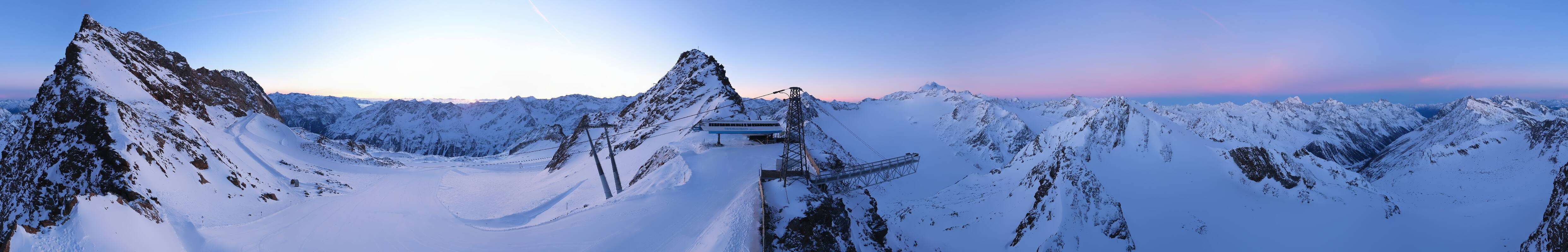 Archiv Foto Webcam Sölden - Tiefenbachgletscher Berg