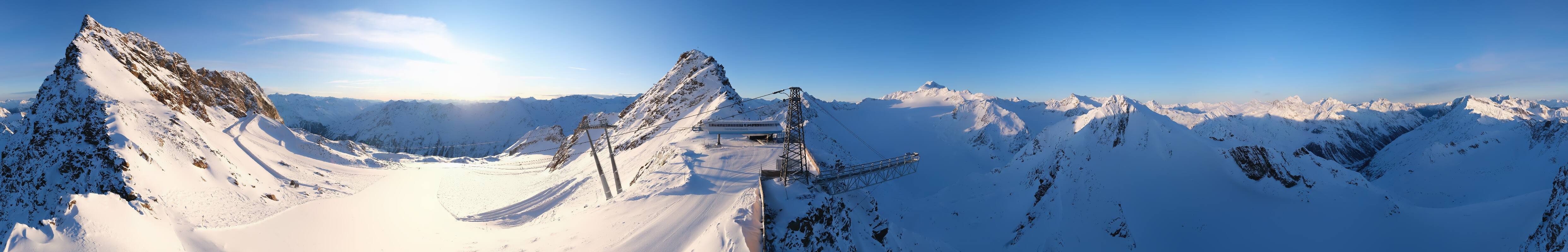 Archiv Foto Webcam Sölden - Tiefenbachgletscher Berg