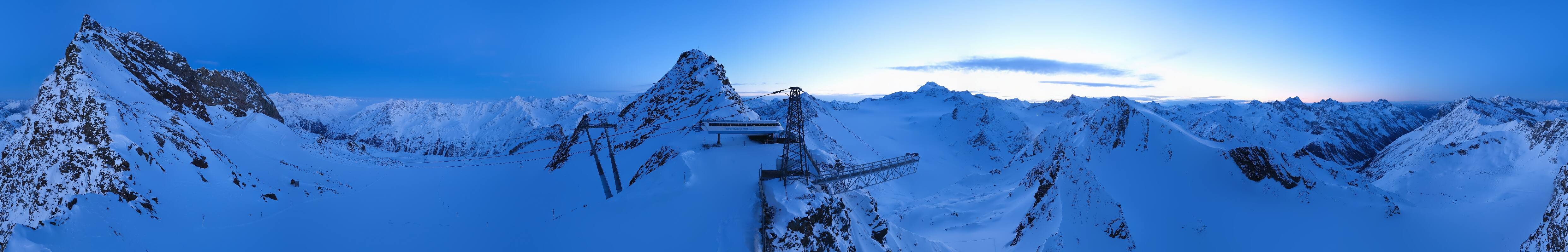 Archiv Foto Webcam Sölden - Tiefenbachgletscher Berg