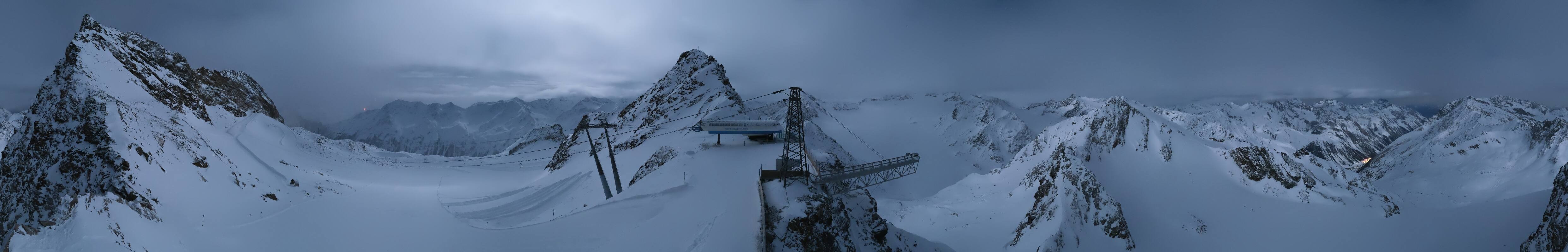 Archiv Foto Webcam Sölden - Tiefenbachgletscher Berg