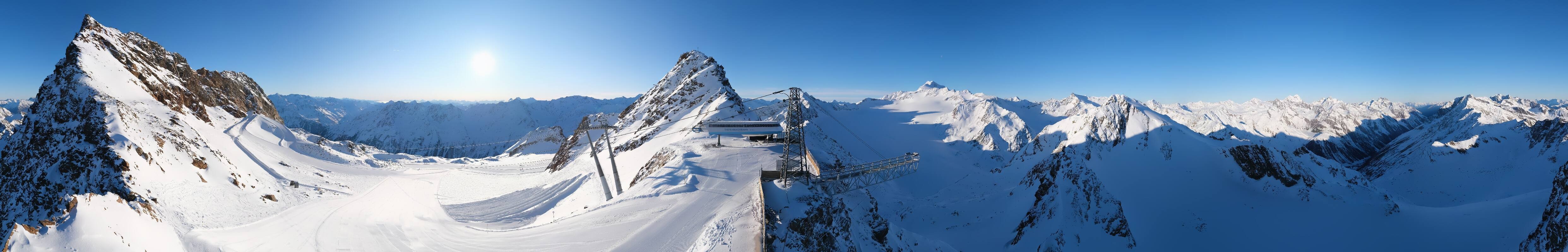Archiv Foto Webcam Sölden - Tiefenbachgletscher Berg