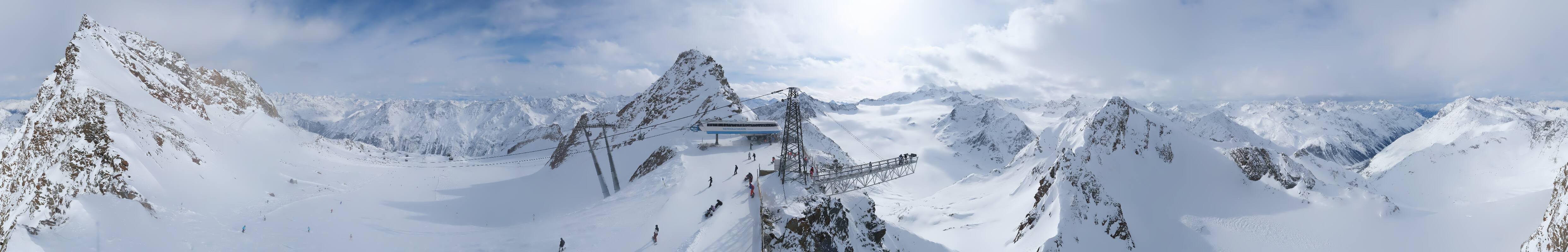 Archiv Foto Webcam Sölden - Tiefenbachgletscher Berg