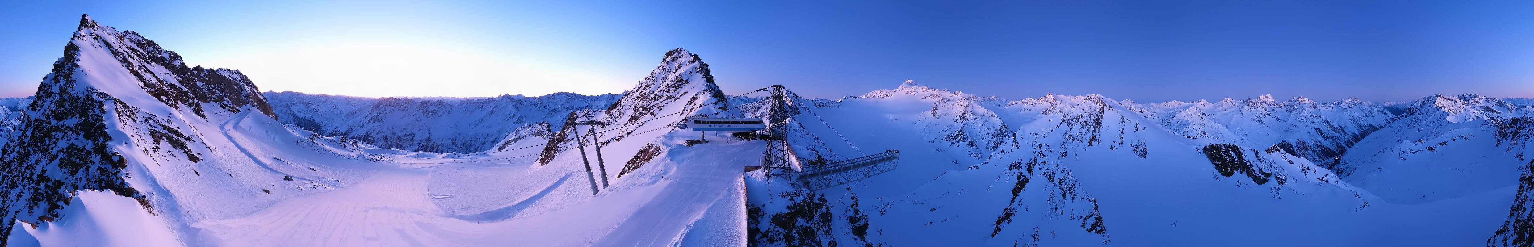 Archiv Foto Webcam Sölden - Tiefenbachgletscher Berg