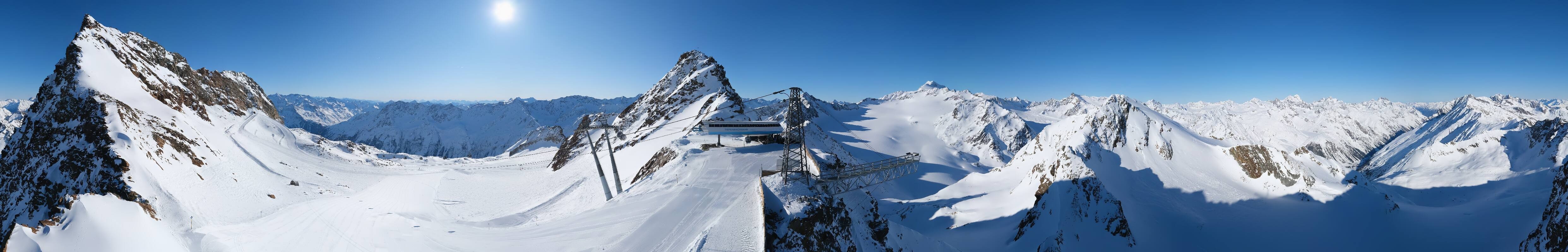 Archiv Foto Webcam Sölden - Tiefenbachgletscher Berg