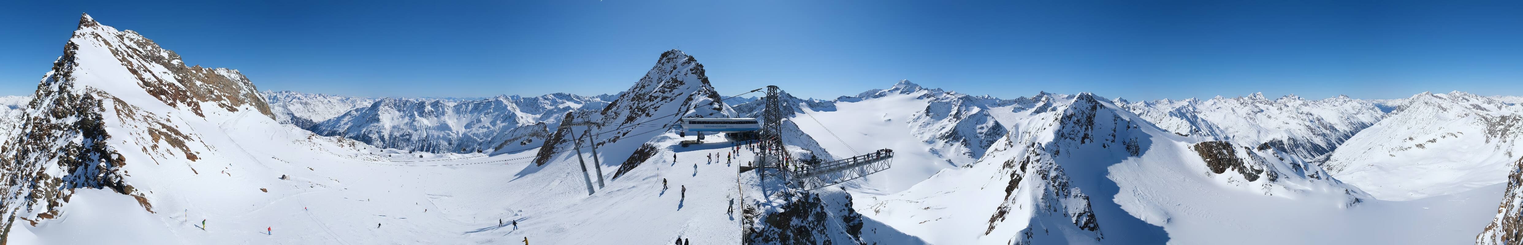 Archiv Foto Webcam Sölden - Tiefenbachgletscher Berg