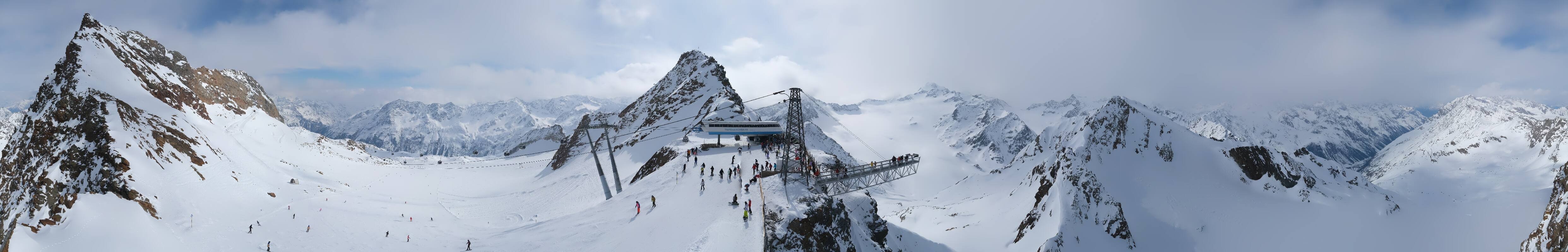 Archiv Foto Webcam Sölden - Tiefenbachgletscher Berg