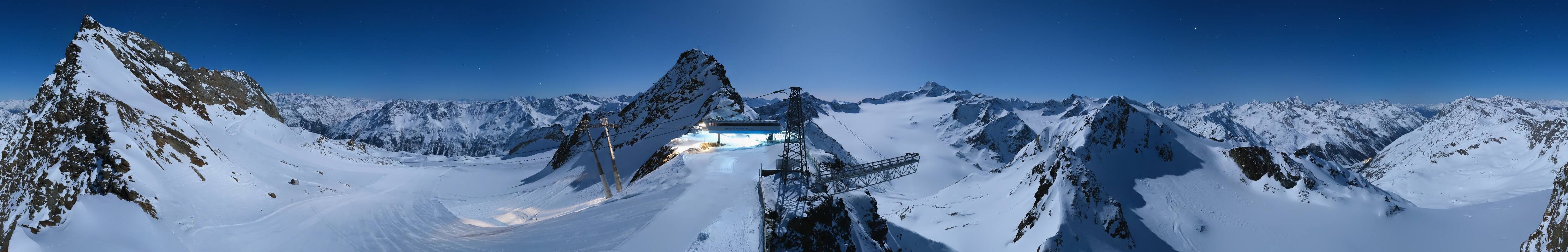 Archiv Foto Webcam Sölden - Tiefenbachgletscher Berg