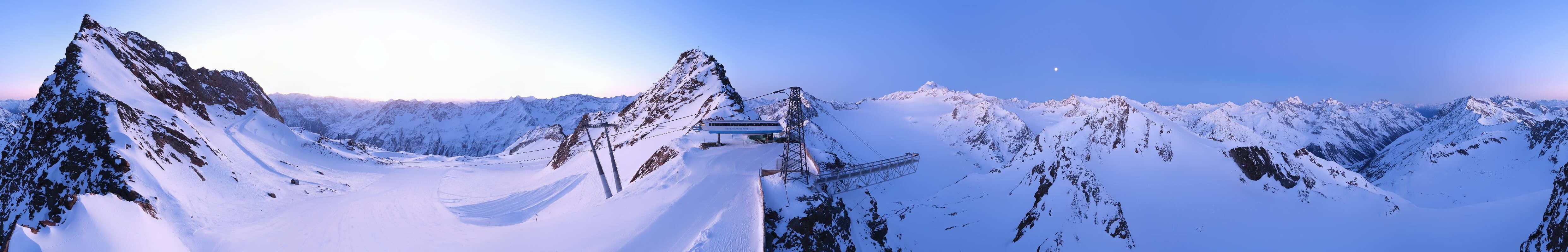 Archiv Foto Webcam Sölden - Tiefenbachgletscher Berg