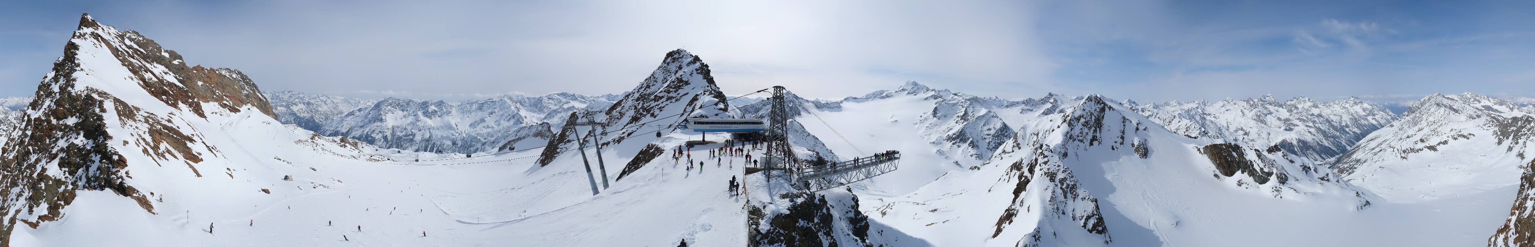 Archiv Foto Webcam Sölden - Tiefenbachgletscher Berg
