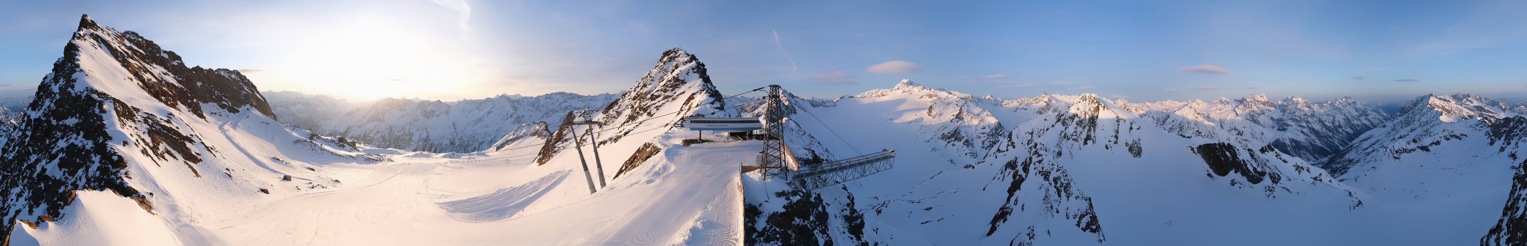 Archiv Foto Webcam Sölden - Tiefenbachgletscher Berg