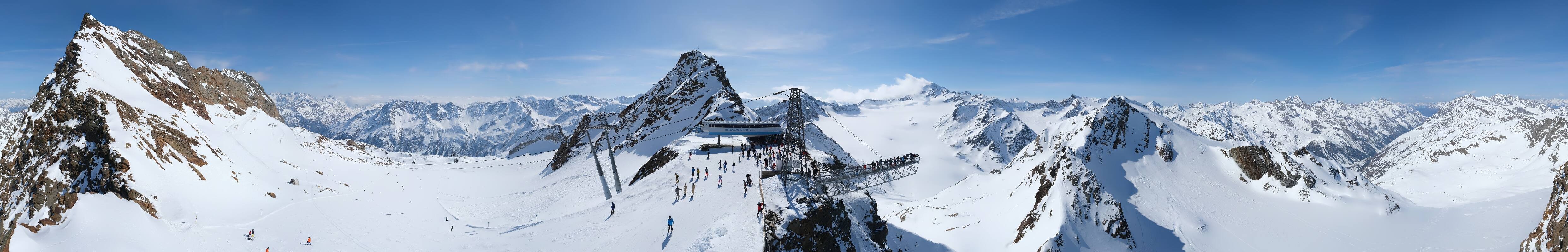 Archiv Foto Webcam Sölden - Tiefenbachgletscher Berg