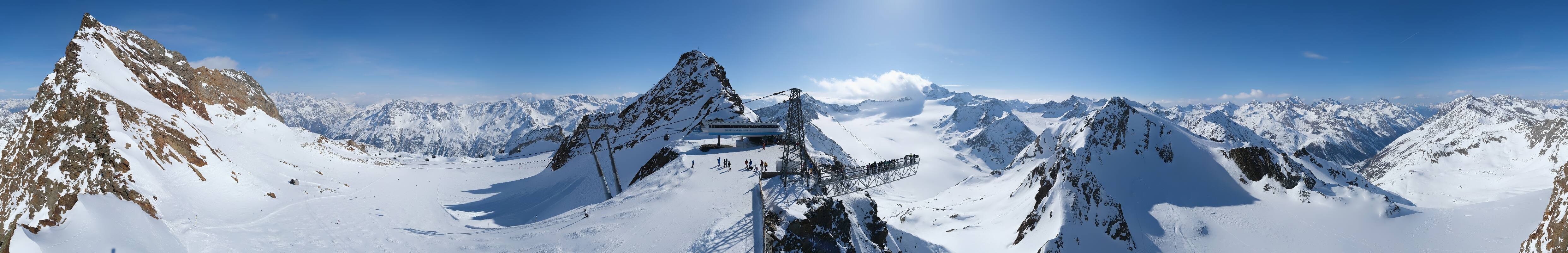 Archiv Foto Webcam Sölden - Tiefenbachgletscher Berg