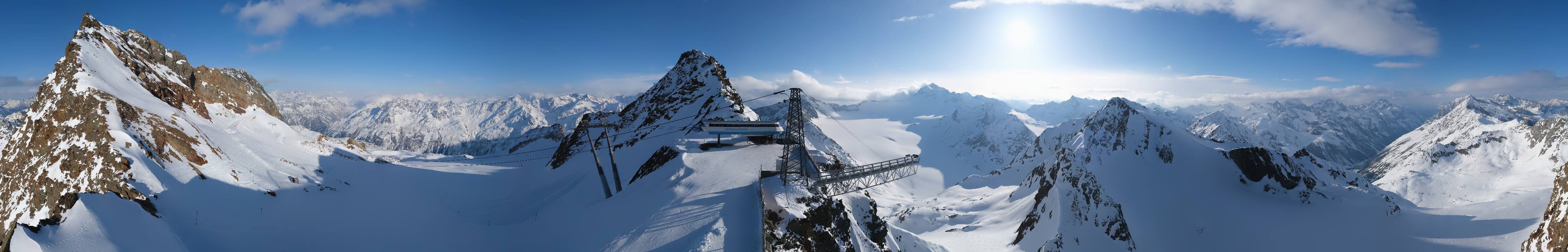Archiv Foto Webcam Sölden - Tiefenbachgletscher Berg
