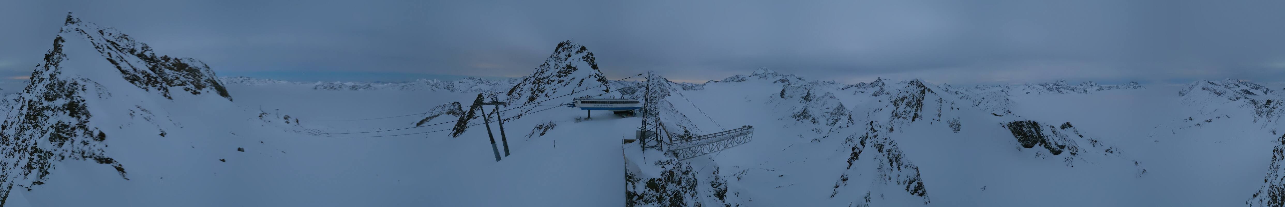 Archiv Foto Webcam Sölden - Tiefenbachgletscher Berg