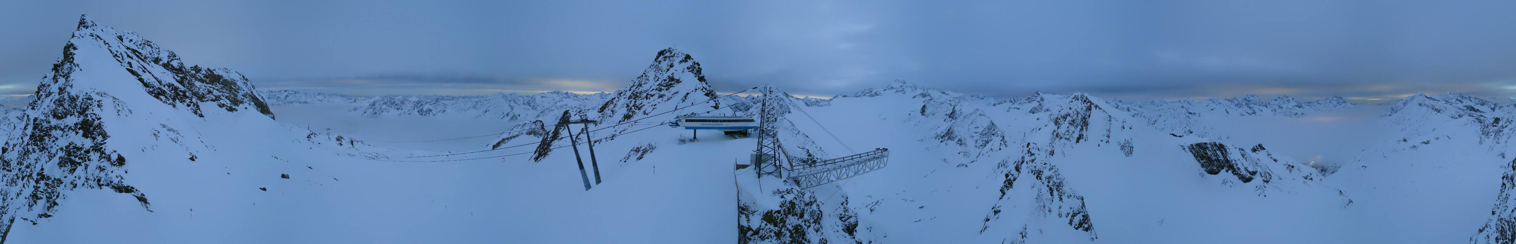 Archiv Foto Webcam Sölden - Tiefenbachgletscher Berg