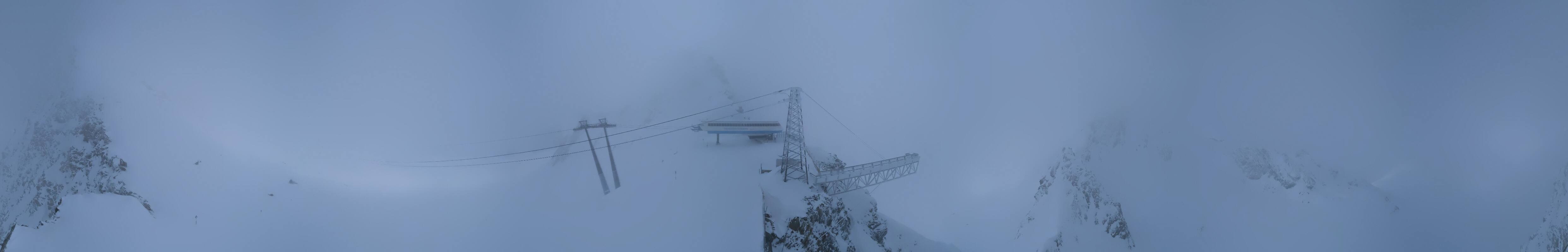 Archived image Webcam Sölden - Tiefenbach Glacier View Top Station